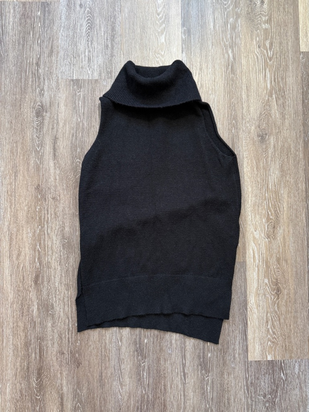 Philosophy Black Sleeveless Turtleneck